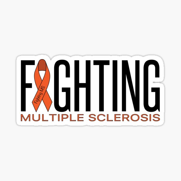 MS Decals, MS Stickers, MS Awareness, Multiple Sclerosis, Awareness Ribbon,  Orange Ribbon, Awareness Decals, Ribbon Decals -  UK