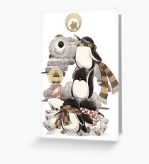 Penguins intrepid Greeting Card
