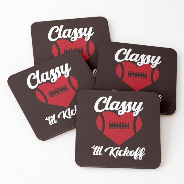 Item preview, Classy Until Kickoff Funny Football Fan Footballer Mom Sport designed and sold by gkao.