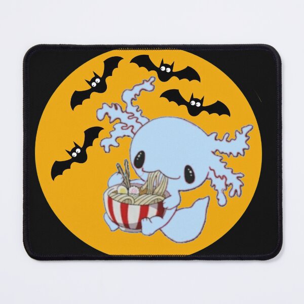 Item preview, Halloween Axolotl, Axolotl Eating Ramen ; Cute Axolotl Lover Snaxolotl Eating Ramen, halloween axolotl eating ramen noodles designed and sold by The Nova Prints .