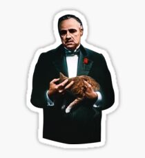 The Godfather's Cat Sticker