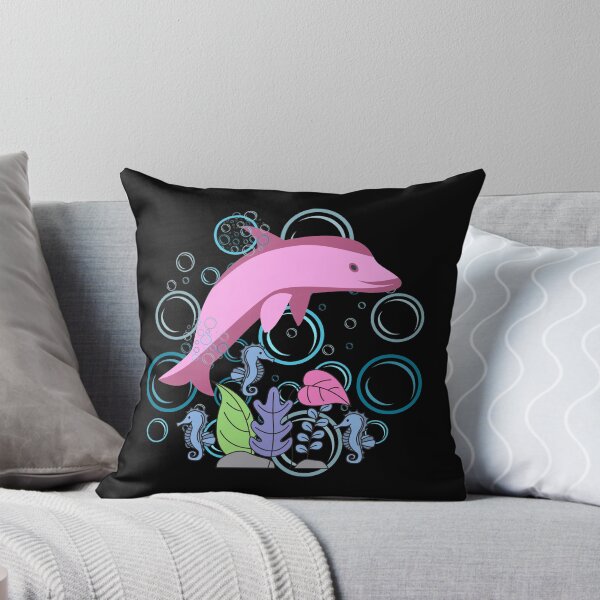 Item preview, Pink Dolphin Bubbles designed and sold by Sun Sand & Sea Art.