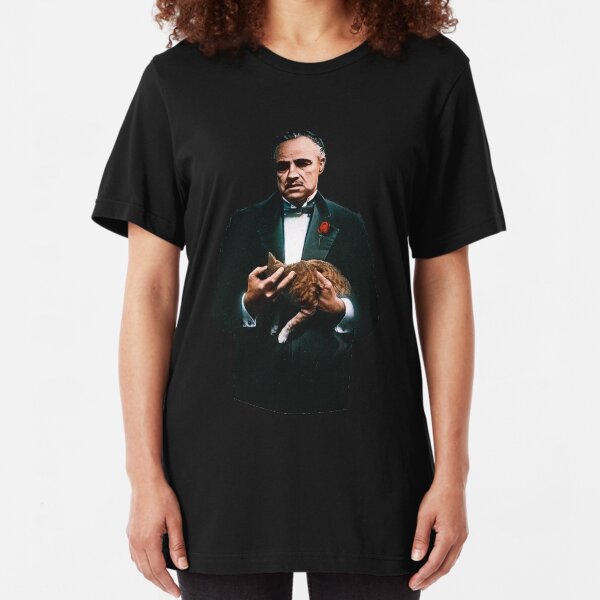The Godfather's Cat Slim Fit T-Shirt
