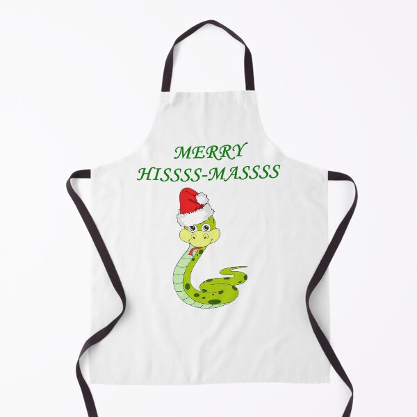 Item preview, Merry Hissss-Massss Snake - Cute Snake Wearing A Santa Hat Saying Merry Christmas designed and sold by Oaks Creations.