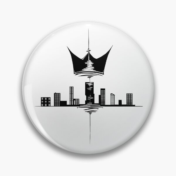 Artikelvorschau, König der City Cityscape Skyline entworfen und verkauft von MarrHero.