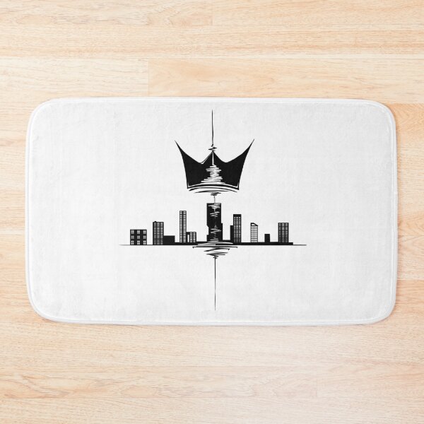 Item preview, King of the City Cityscape Skyline designed and sold by MarrHero.