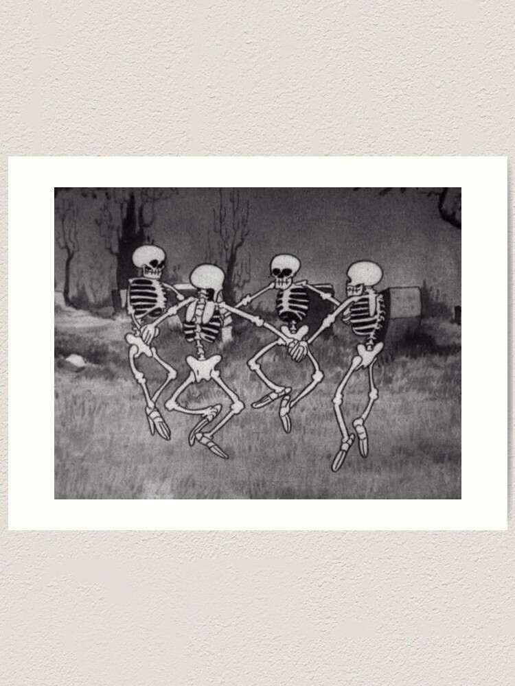 Old Cartoon Dancing Skeletons
