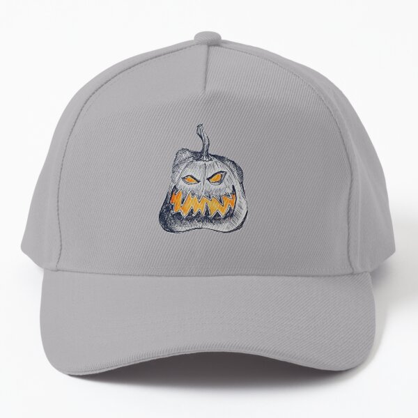 Jack-o'-lantern by Jen Thorpe Baseball Cap