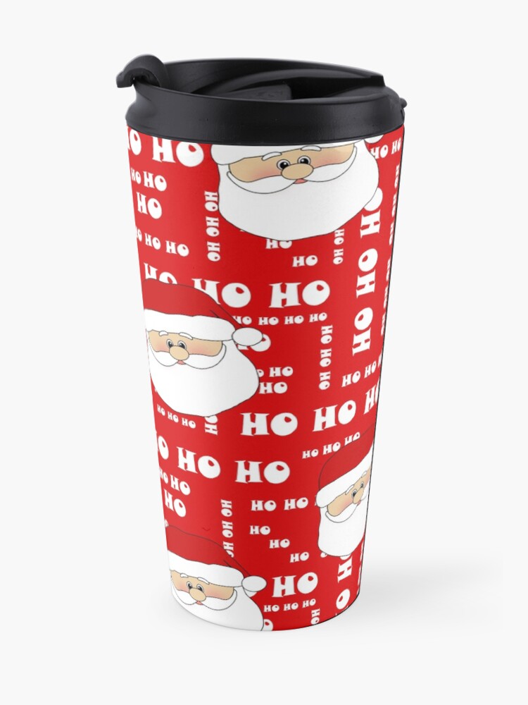 Alternate view of Santa HO HO HO Travel Mug