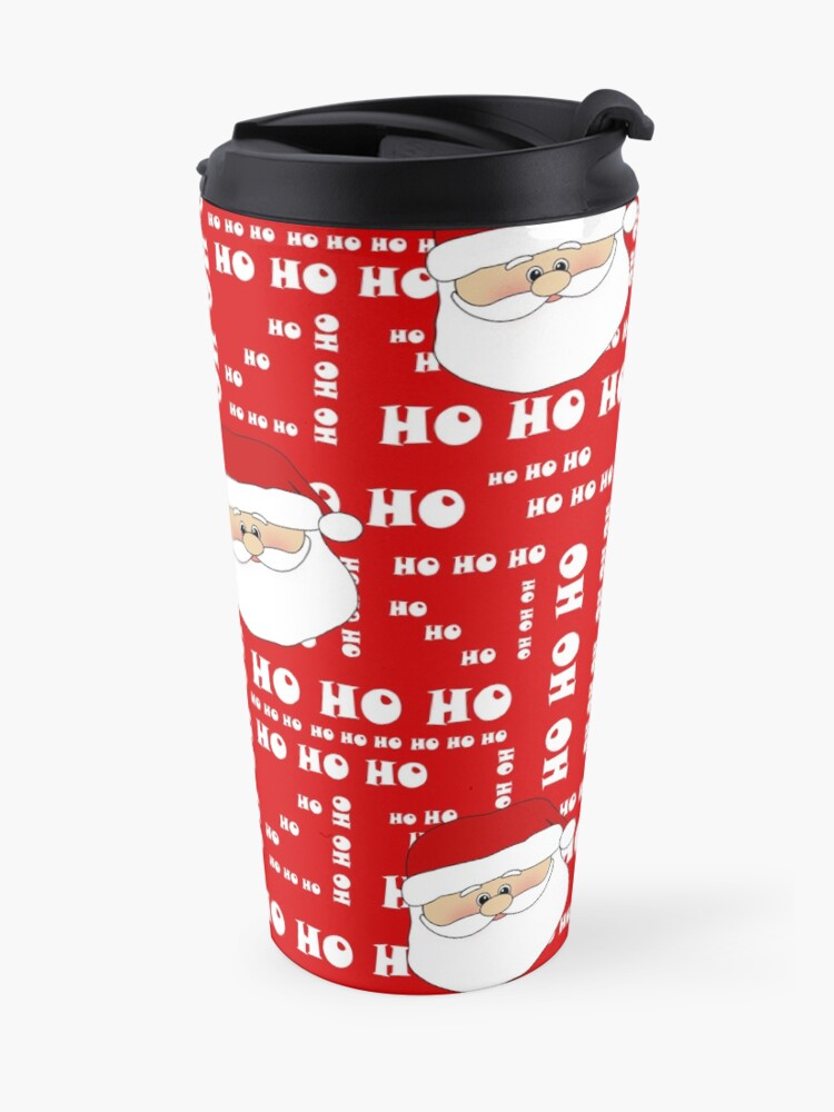 Alternate view of Santa HO HO HO Travel Mug