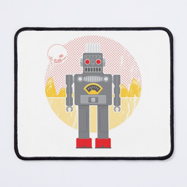 Item preview, Vintage cartoon robot in space designed and sold by essjaydesigns.