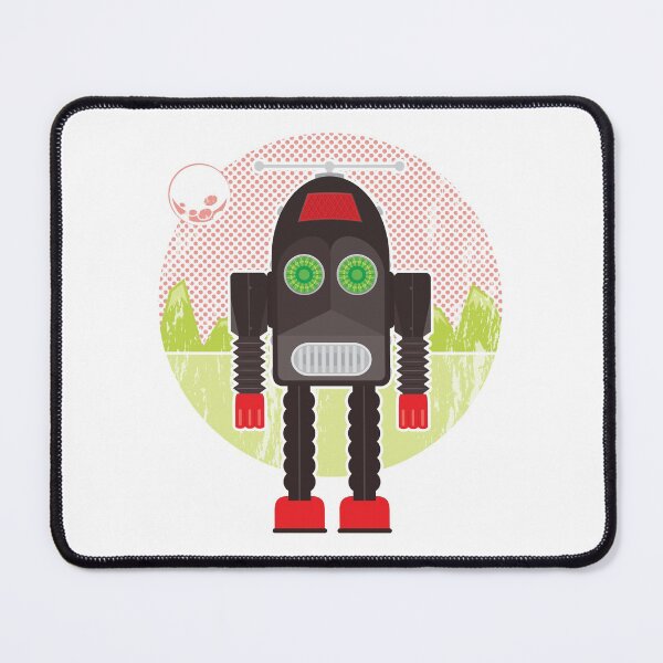 Item preview, Vintage cartoon robot in space designed and sold by essjaydesigns.
