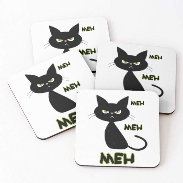 Item preview, Funny Meh cat - funny cat quote designed and sold by NathBros.