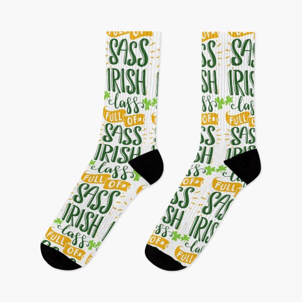 Item preview, Irish lass full of sass st patrick's day funny quotes gift cool popular designed and sold by Petartist.