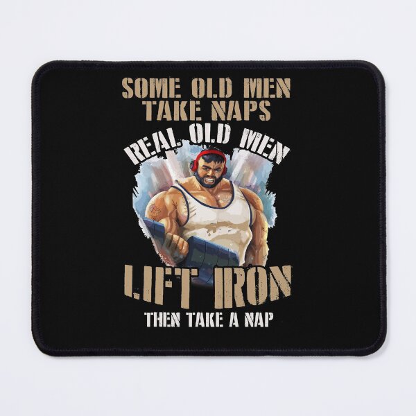Item preview, Some Old Men Take Naps Real Old Men Lift Iron Weightlifting designed and sold by Dressed For Duty.
