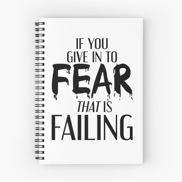 Item preview, Wizards-Inspired "If You Give Into Fear..." designed and sold by mulberrydragon.