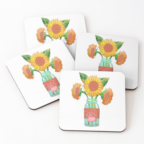 Item preview, flowers in mason jar Magnet designed and sold by Nedskr.