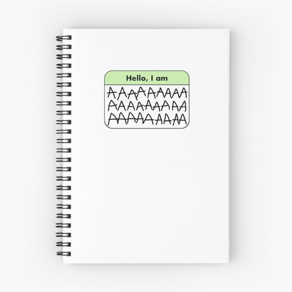 Item preview, Hello, I am AAAAAAAAAAAAAAAAAAAA designed and sold by halcyon-gays.