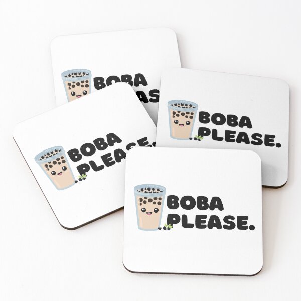 Item preview, Cute Kawaii Bubble Tea Boba White designed and sold by AriesRising-.