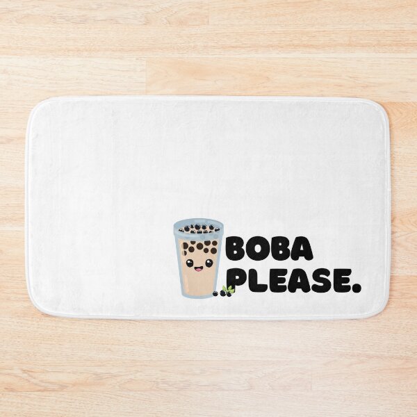 Item preview, Cute Kawaii Bubble Tea Boba White designed and sold by AriesRising-.