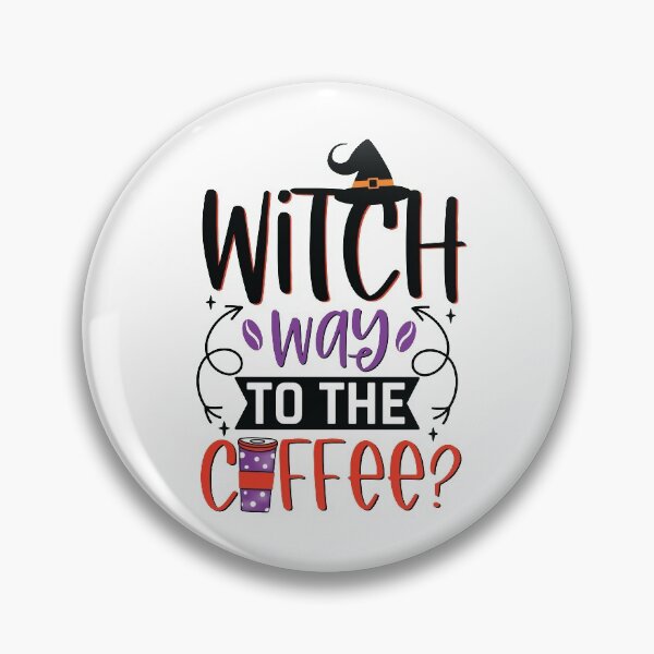 Item preview, Funny Coffee Witch Halloween Designs designed and sold by boopsblunt.