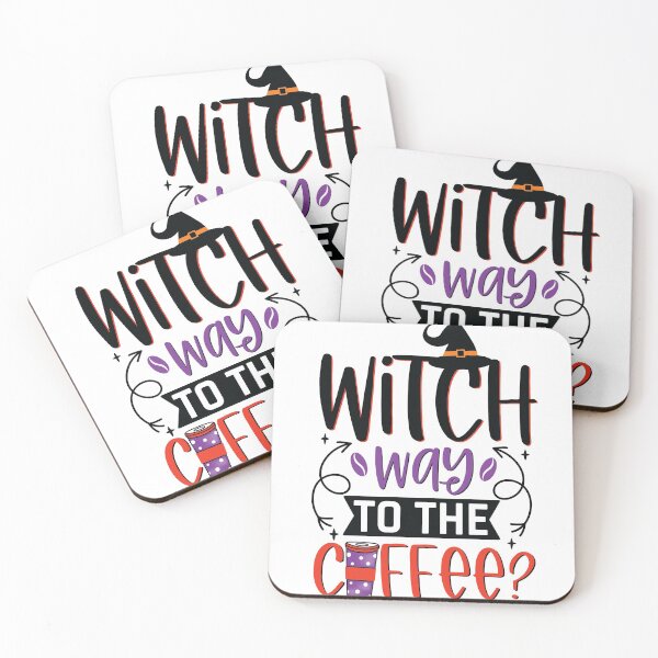 Item preview, Funny Coffee Witch Halloween Designs designed and sold by boopsblunt.