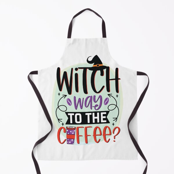 Item preview, Funny Coffee Witch Halloween Designs designed and sold by boopsblunt.