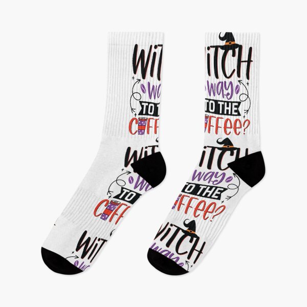 Item preview, Funny Coffee Witch Halloween Designs designed and sold by boopsblunt.