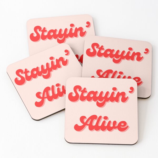 Item preview, Stayin' Alive Retro Typography designed and sold by mainsqueezemar.
