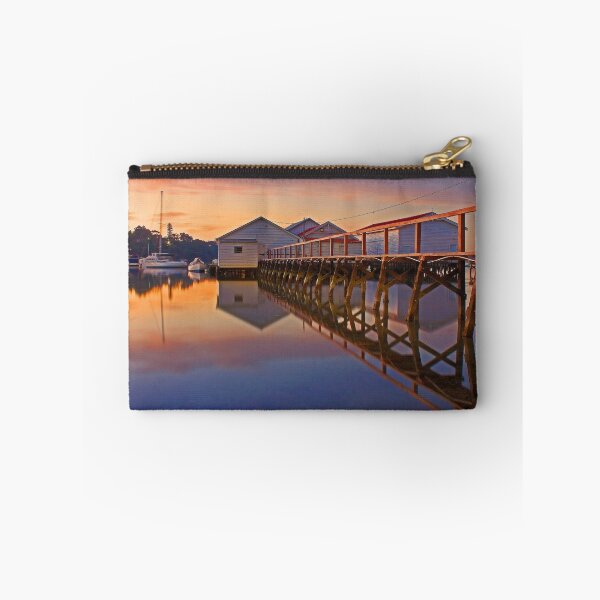 Item preview, Low Tide Mosman Bay Boatshed At Dusk  designed and sold by EOS20.