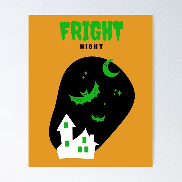 Artikelvorschau, Fright Night Halloween T-Shirt entworfen und verkauft von 89vintage.