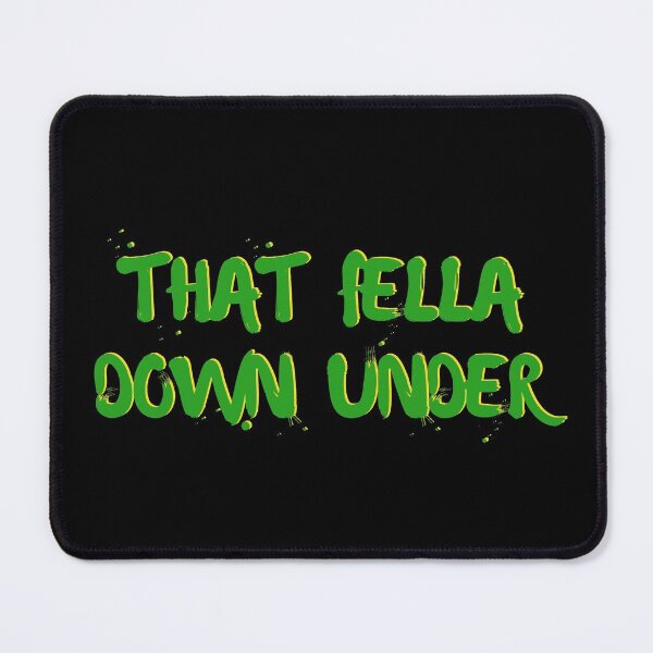 Item preview, That Fella Down Under Green and Gold designed and sold by AGDimages.