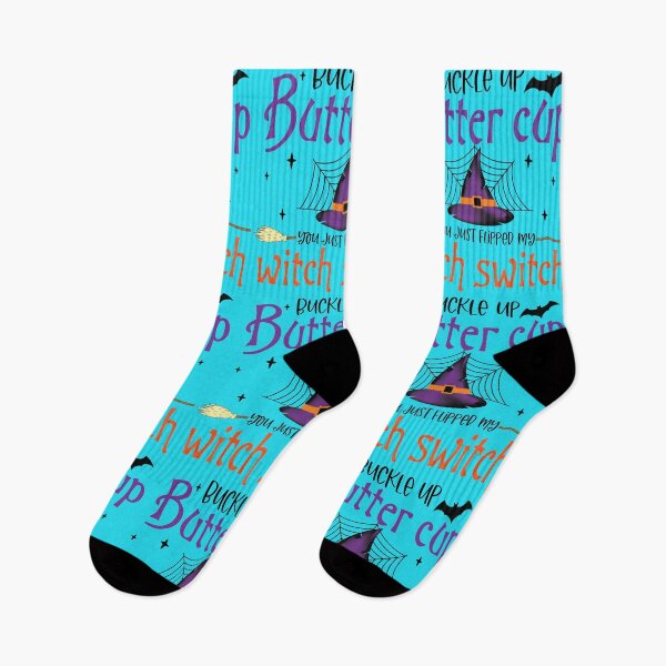 Item preview, Buckle Up Buttercup You Just Flipped my Witch Switch Halloween Design designed and sold by boopsblunt.