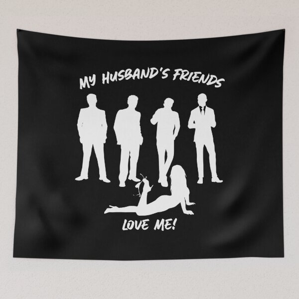 Item preview, My Husband's Friends Love Me. Swinger Lifestyle Design for dark colors designed and sold by swingersshop.