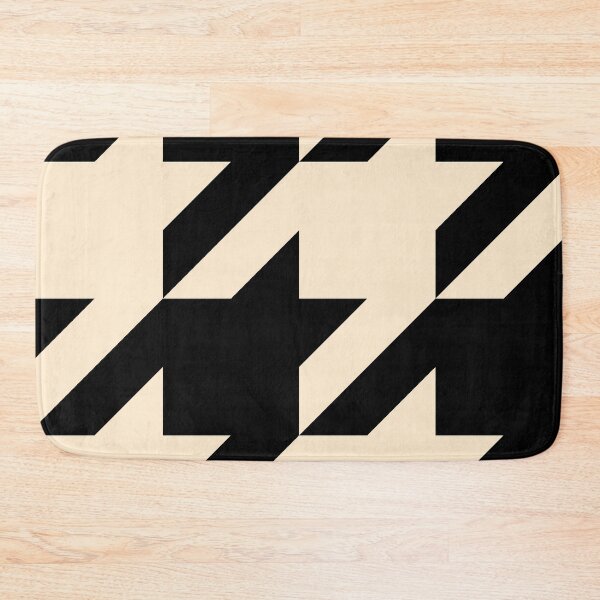Item preview, Houndstooth Black and Ivory designed and sold by Moyanana.