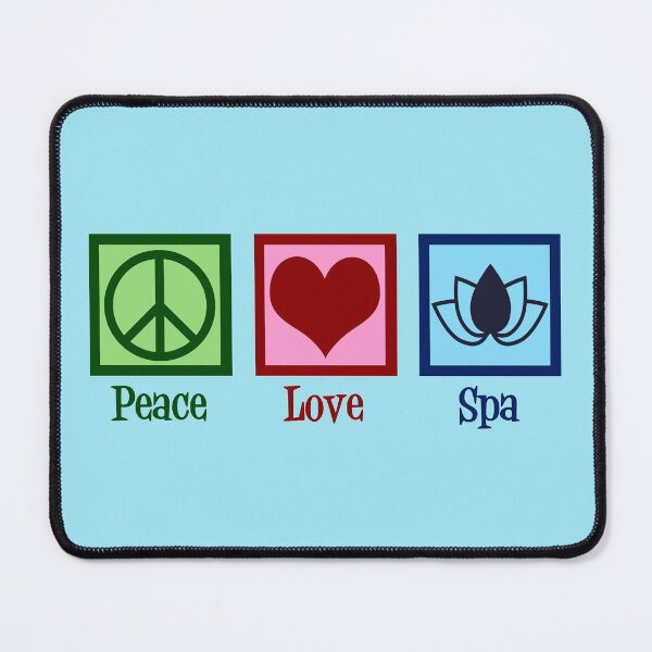 Item preview, Peace Love Spa Lotus Flower designed and sold by Epic Love Designs.