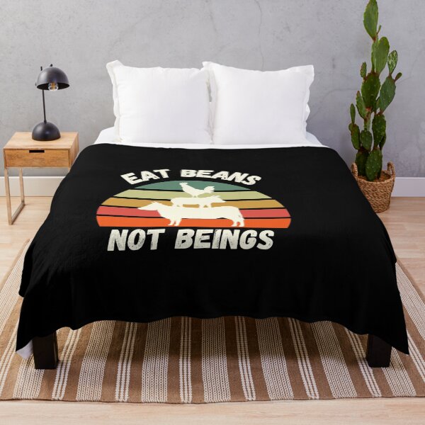 Item preview, Eat Beans, Not Beings Vegan Animal Rights designed and sold by nanogarbanzo.
