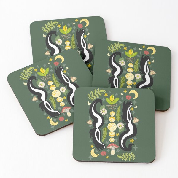 Item preview, Skunk Folk Art designed and sold by CattGDesigns.