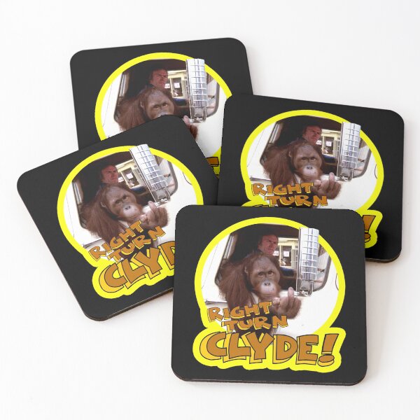 Artikelvorschau, Eastwood-Klassiker der 70er Jahre: „Jeder Weg, aber locker, rechts abbiegen, Clyde!“ Sticker entworfen und verkauft von chisonba.