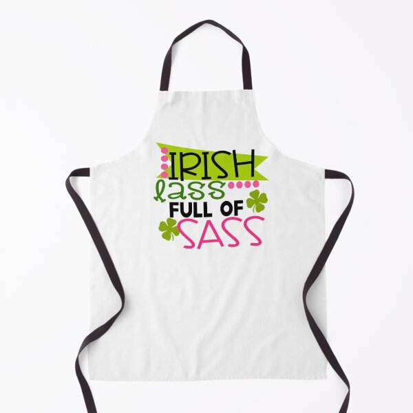 Item preview, Irish lass full of sass st patrick's day funny quotes gift cool popular designed and sold by Petartist.