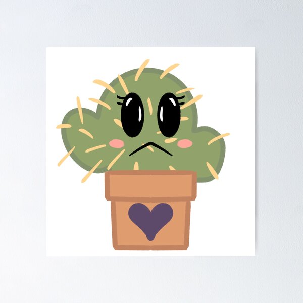 Free: Cactus Cute Kawaii Chibi Aesthetic Tumblr Tumbler Stick