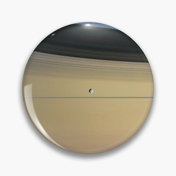 Item preview, Saturn and its moon Dione designed and sold by ScienceSource.