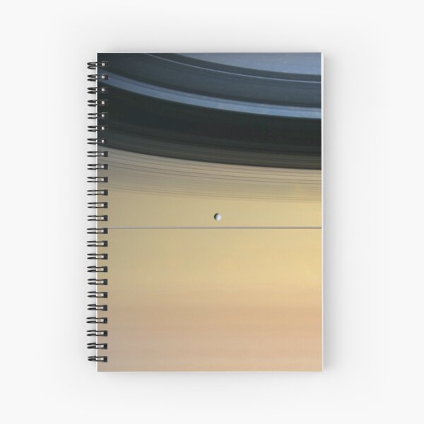 Item preview, Saturn and its moon Dione designed and sold by ScienceSource.