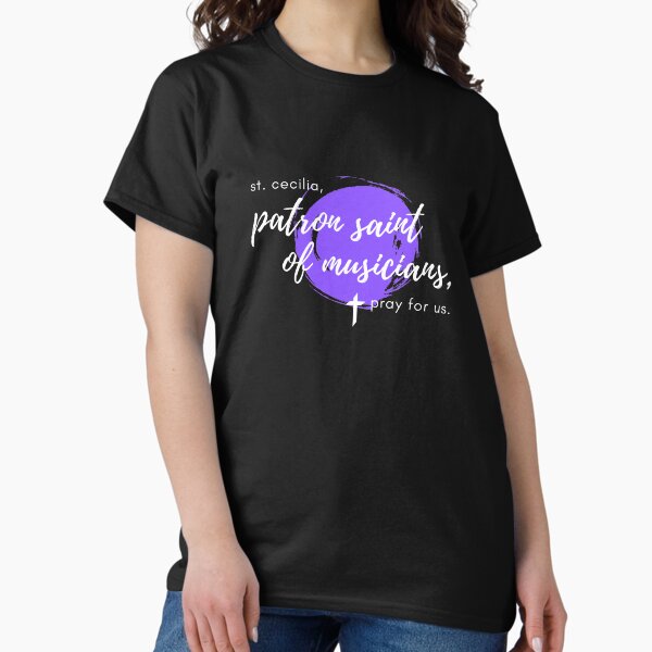 Item preview, St. Cecilia, Patron Saint of Musicians, Catholic T-Shirt, Catholic Gift designed and sold by nldeneane.