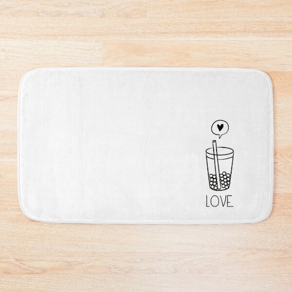 Item preview,  Bubble Tea Boba Love with Tapioca Pearl Heart designed and sold by AriesRising-.