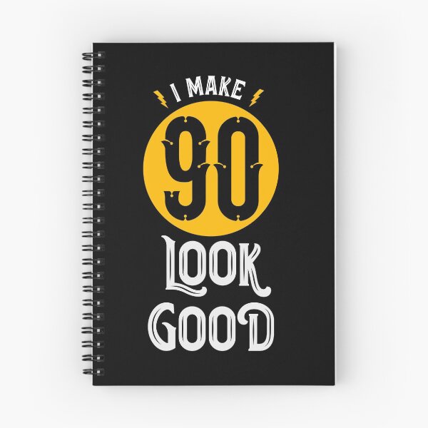 Item preview, I make 90 look good 90th birthday designed and sold by Uppercase Tees.
