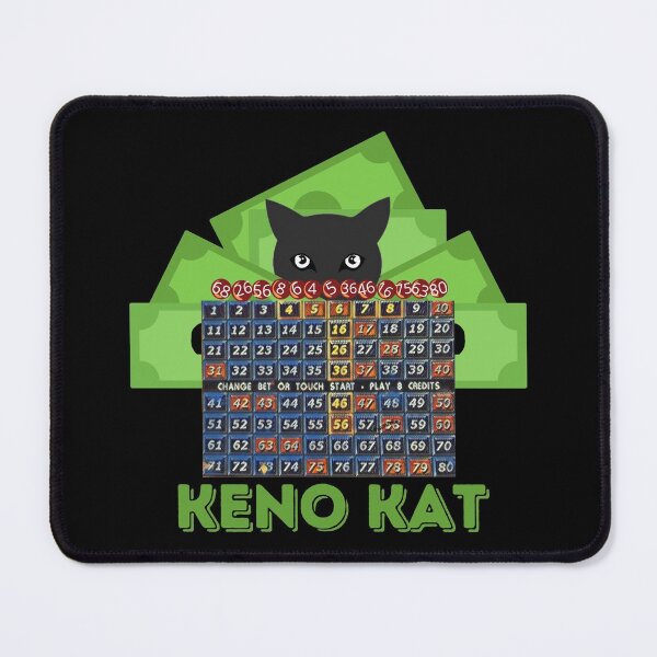 Item preview, Funny Keno Gambling Cat designed and sold by SloganExpress.