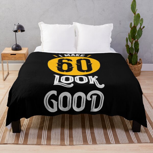 Item preview, I make 60 look good 60th birthday designed and sold by Uppercase Tees.