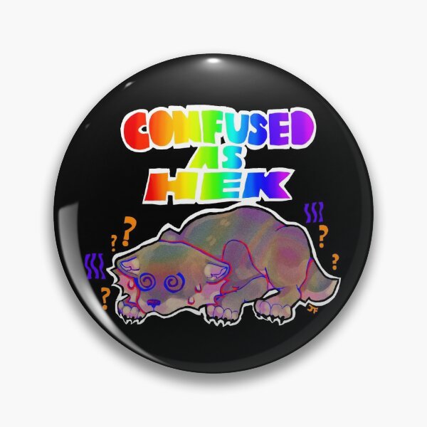 Item preview, Confused as Hek Wolf designed and sold by Jasmine Fallon.