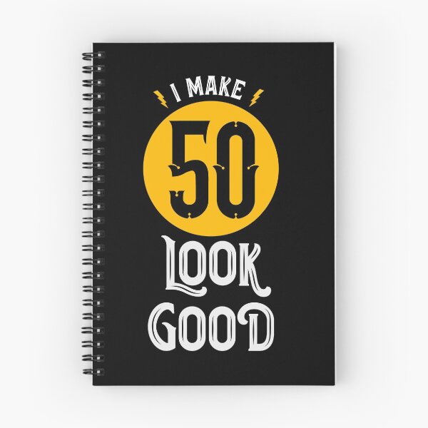 Item preview, I make 50 look good 50th birthday designed and sold by Uppercase Tees.